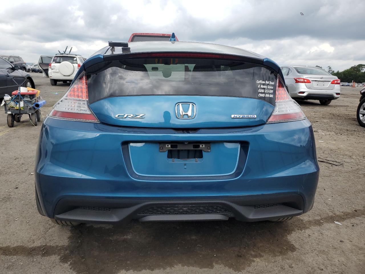 2015 Honda Cr-Z Ex VIN: JHMZF1D65FS001019 Lot: 63090094