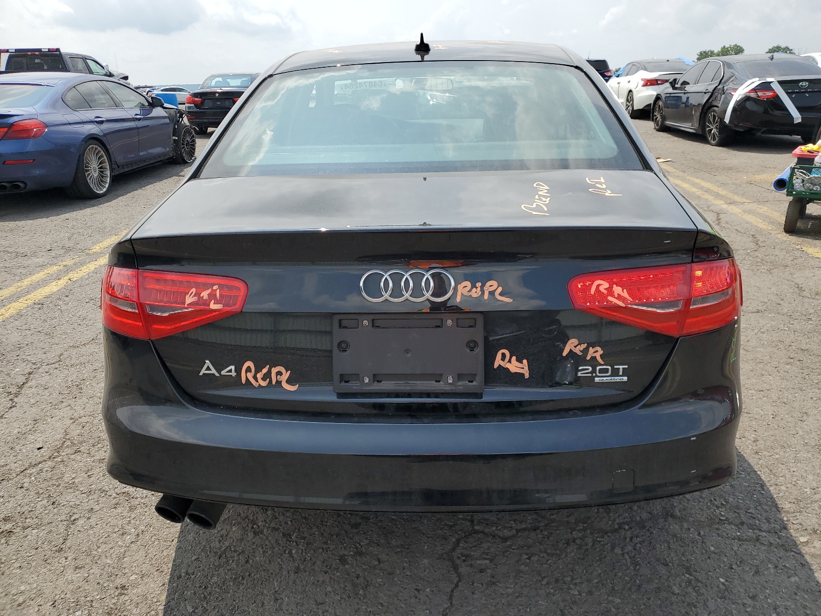 WAUBFAFL8EN007493 2014 Audi A4 Premium