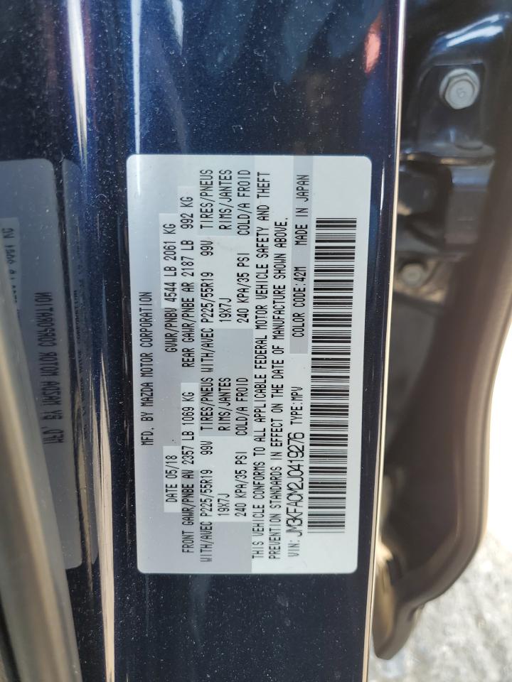 2018 Mazda Cx-5 Touring VIN: JM3KFACM2J0419276 Lot: 62614044