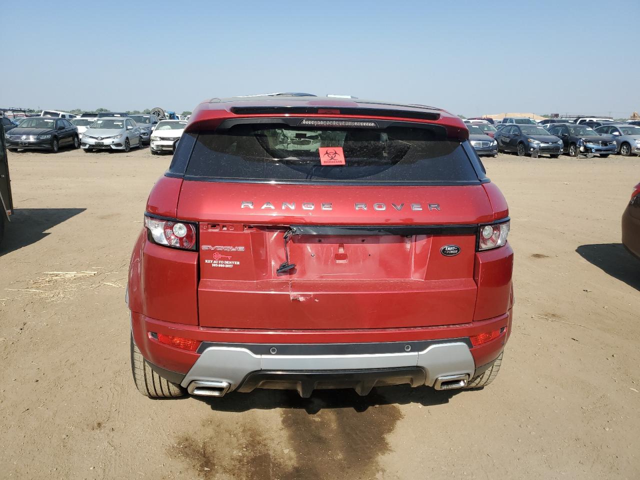 2012 Land Rover Range Rover Evoque Dynamic Premium VIN: SALVT2BG2CH705903 Lot: 65136174