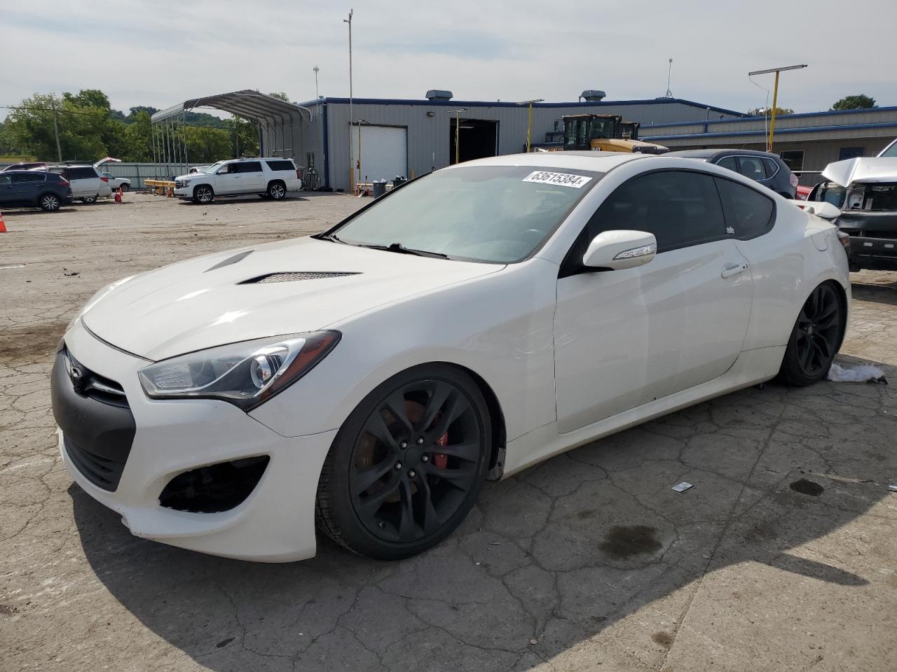 2013 Hyundai Genesis Coupe 3.8L VIN: KMHHU6KJ3DU080209 Lot: 63615384