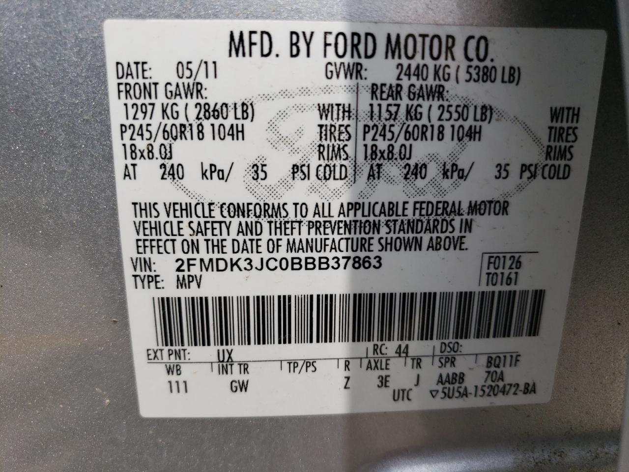 2011 Ford Edge - Image 14