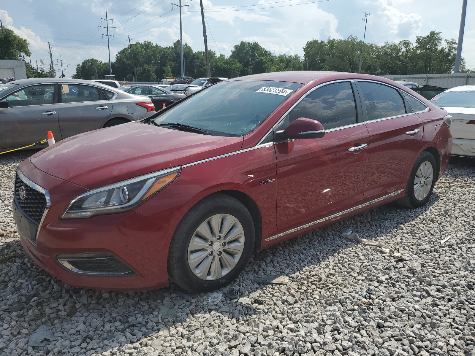 2016 Hyundai Sonata Hybrid vin: KMHE24L15GA011734