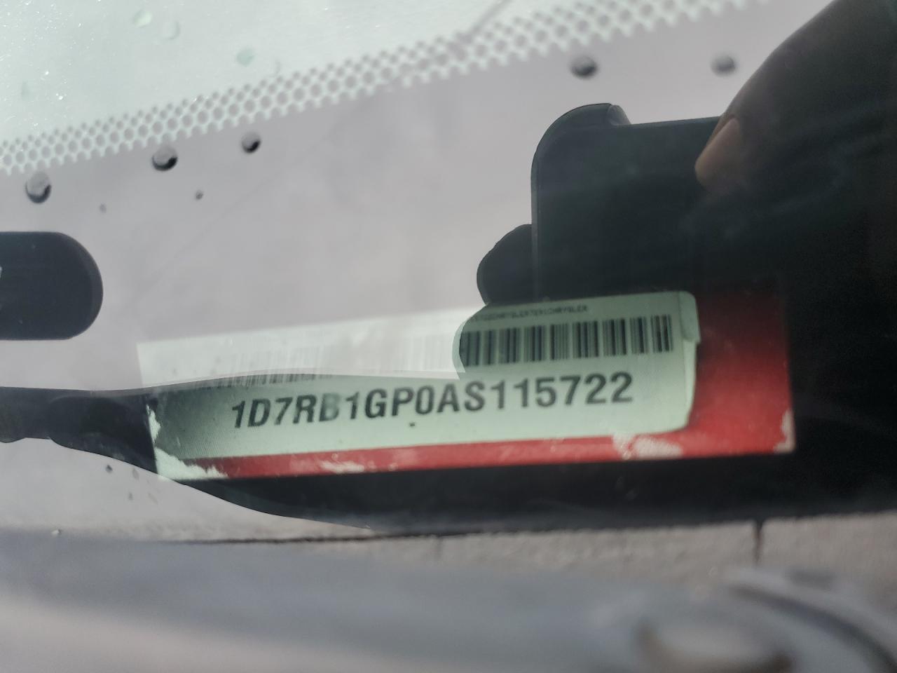 2010 Dodge Ram 1500 VIN: 1D7RB1GP0AS115722 Lot: 64291144