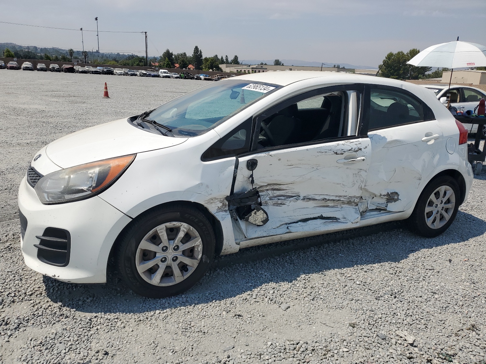 2016 Kia Rio Lx vin: KNADM5A37G6600935