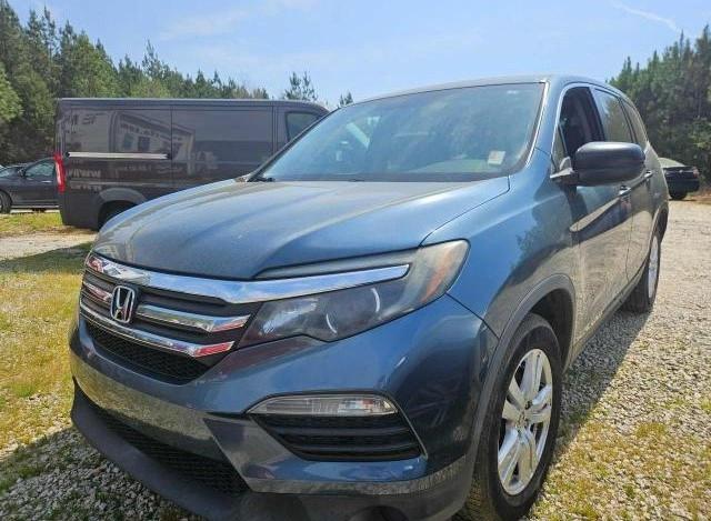 2017 Honda Pilot Lx vin: 5FNYF5H16HB035957