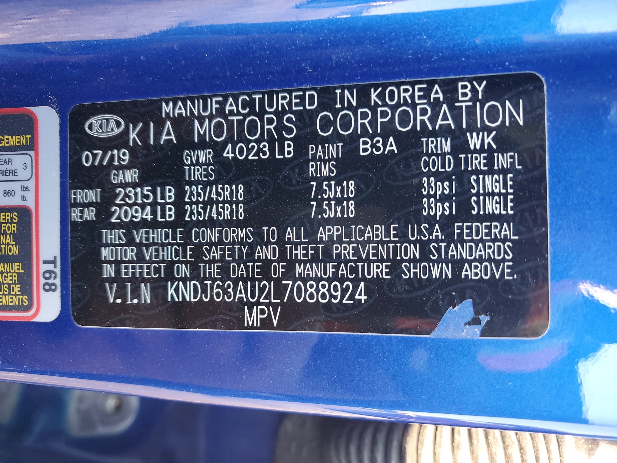 KNDJ63AU2L7088924 2020 Kia Soul Gt Line