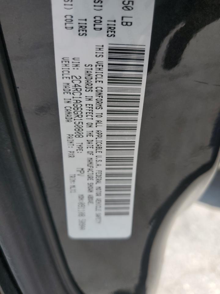 2016 Chrysler Town & Country Lx VIN: 2C4RC1AG6GR150808 Lot: 64218624