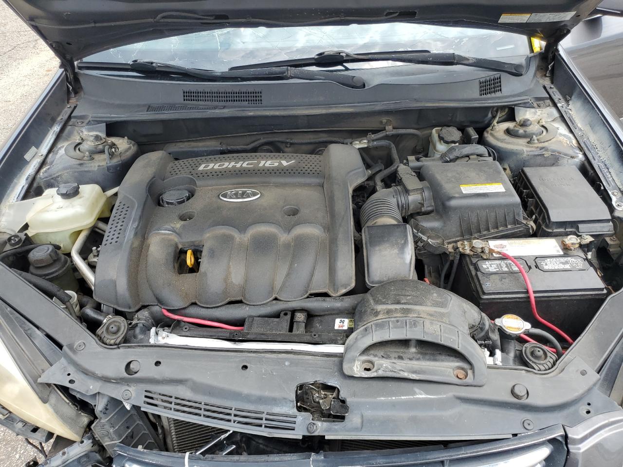 2008 Kia Optima Lx VIN: KNAGE123285244287 Lot: 63840584