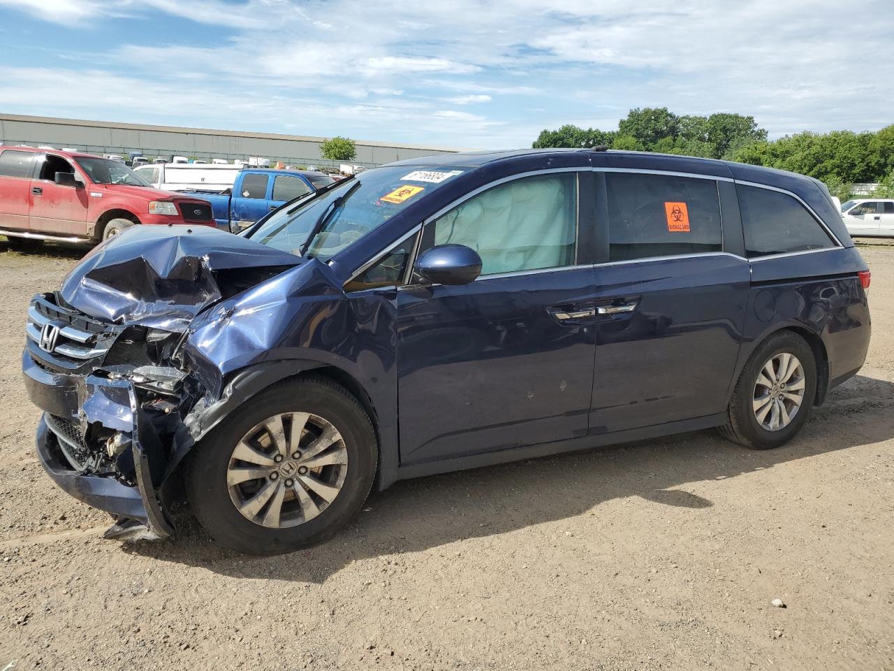 5FNRL5H61EB026006 2014 Honda Odyssey Exl
