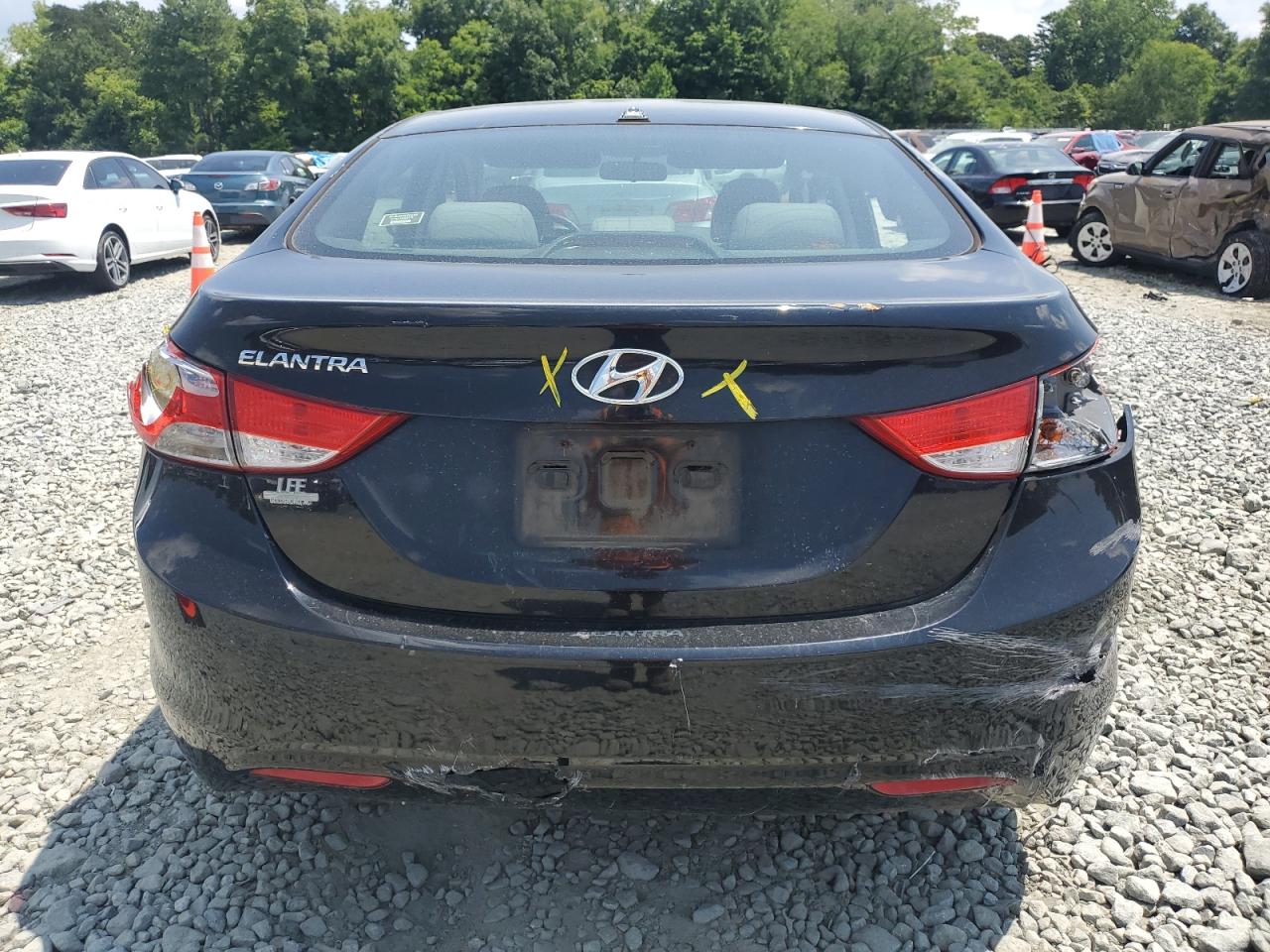 2012 Hyundai Elantra Gls VIN: KMHDH4AE4CU263032 Lot: 62911934