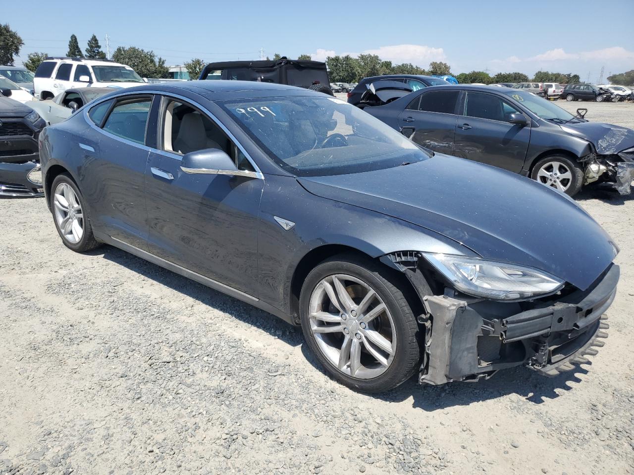 2014 Tesla Model S VIN: 5YJSA1H12EFP49805 Lot: 59774024