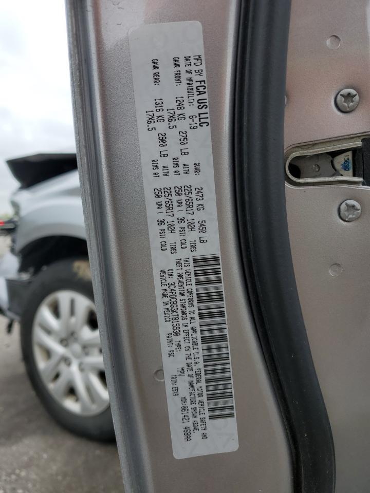 2019 Dodge Journey Se VIN: 3C4PDCBG3KT815930 Lot: 64860884