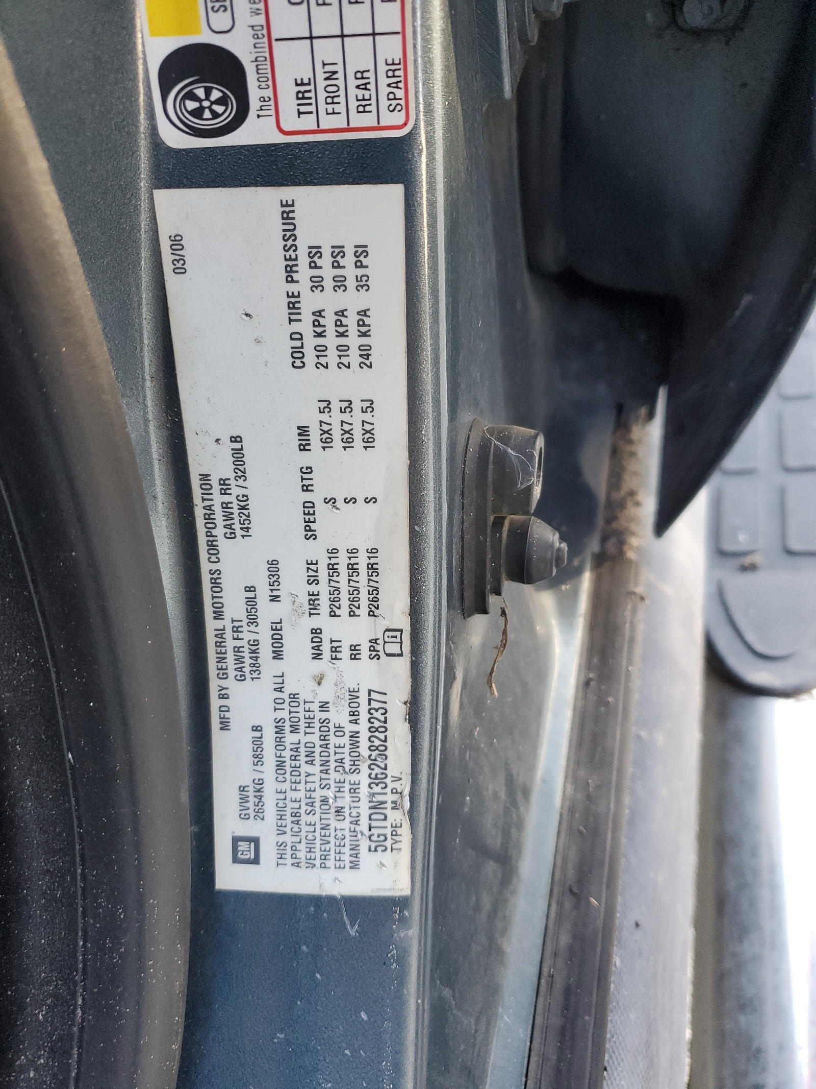 5GTDN136268282377 2006 Hummer H3