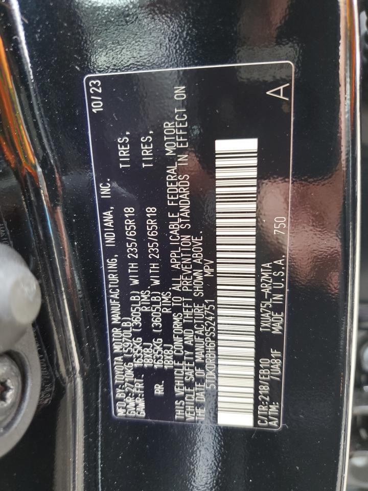 5TDKDRBH6PS524751 2023 Toyota Highlander L