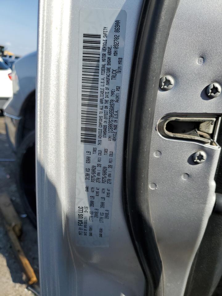 2017 Ram 1500 Slt VIN: 1C6RR7GT9HS560970 Lot: 63630904