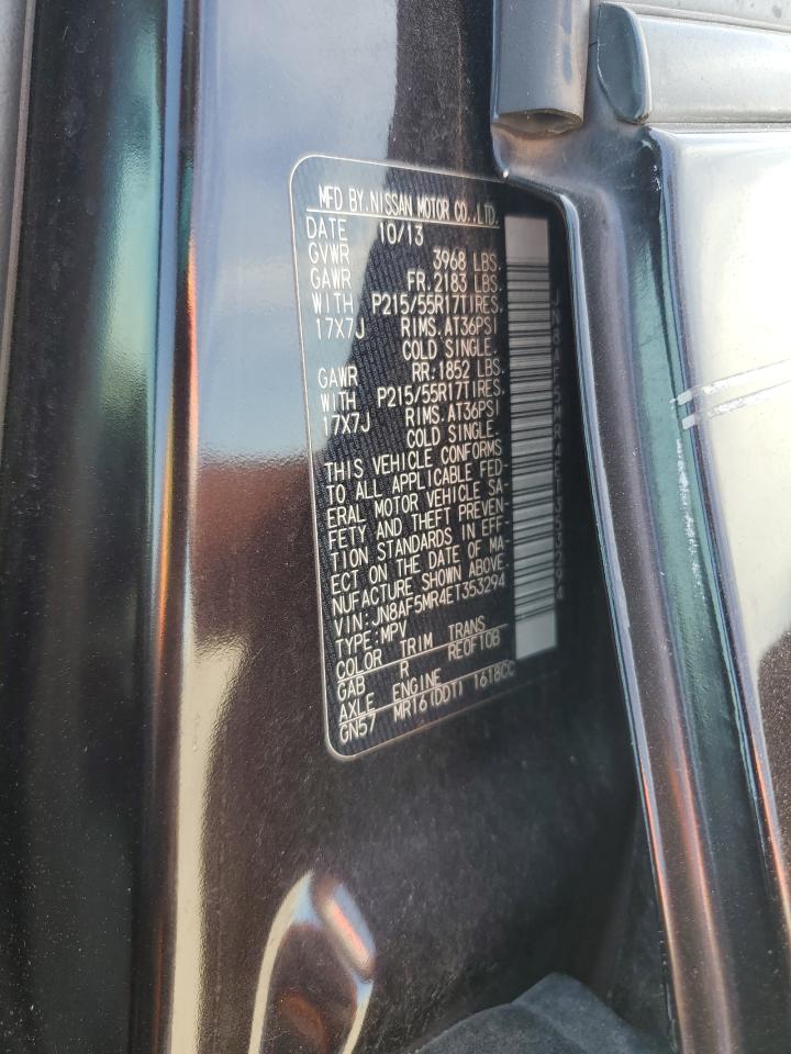 2014 Nissan Juke S VIN: JN8AF5MR4ET353294 Lot: 61267084