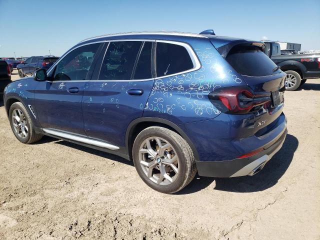  BMW X3 2022 Синий