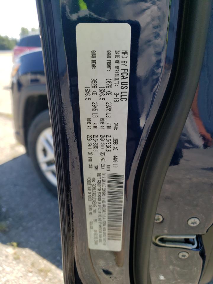 2018 Jeep Compass Sport VIN: 3C4NJCAB2JT345345 Lot: 61326164