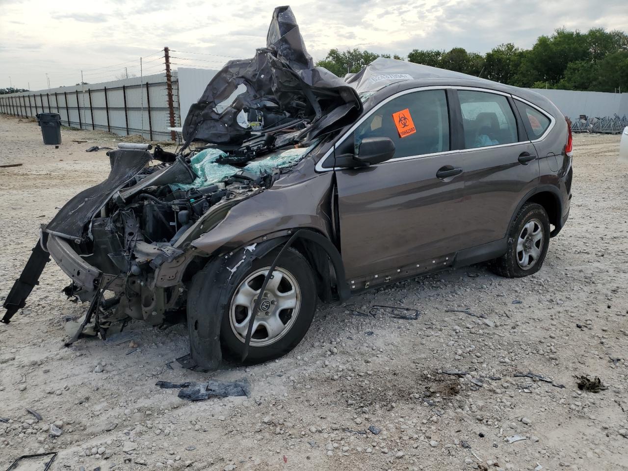 2014 Honda Cr-V Lx за продажба в New Braunfels, TX - All Over