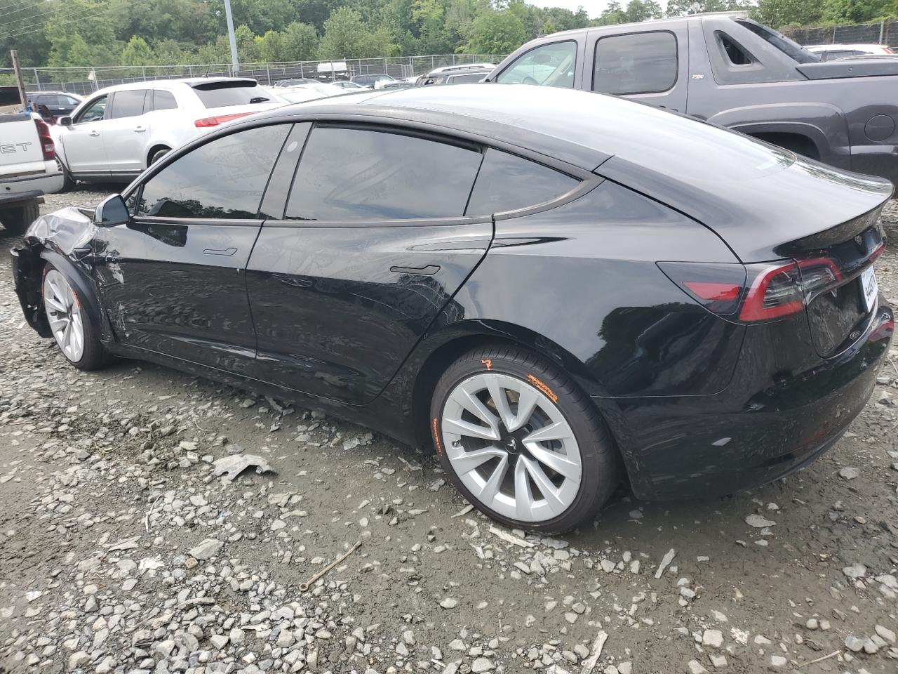 VIN 5YJ3E1EA3NF186762 2022 TESLA MODEL 3 no.2