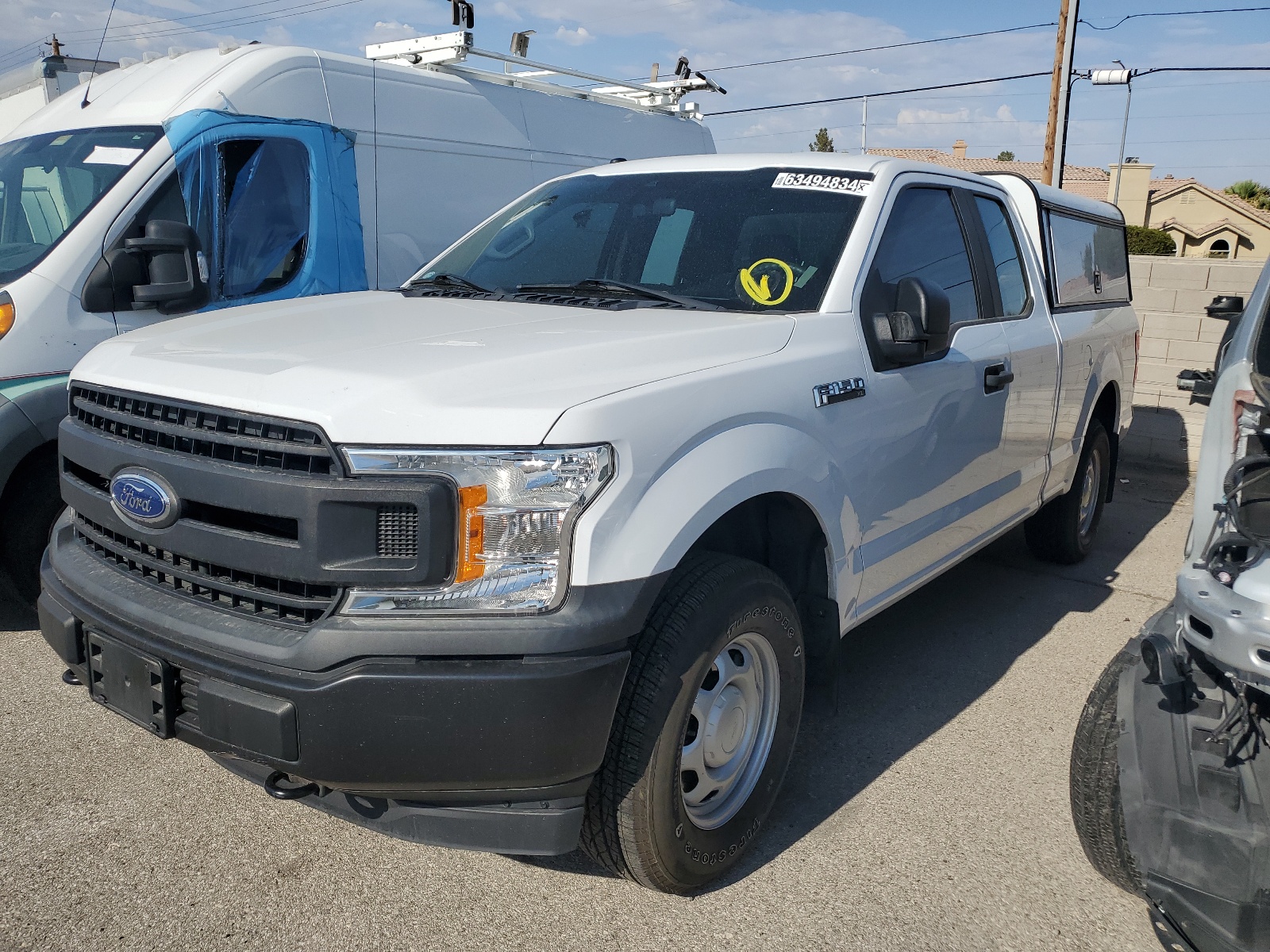 2019 Ford F150 Super Cab vin: 1FTEX1EB2KKC53670