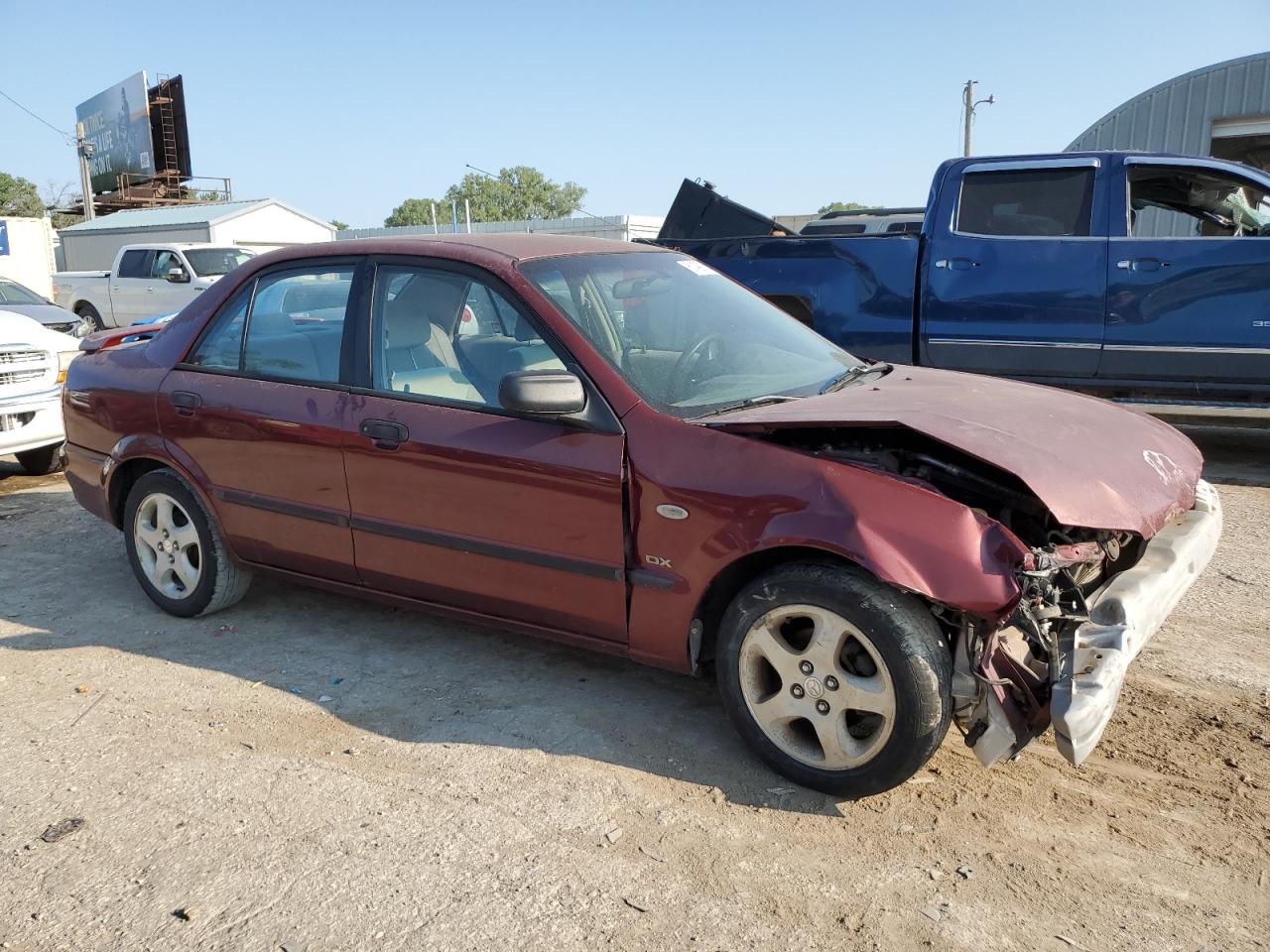 2003 Mazda Protege Dx VIN: JM1BJ225230106335 Lot: 61499124