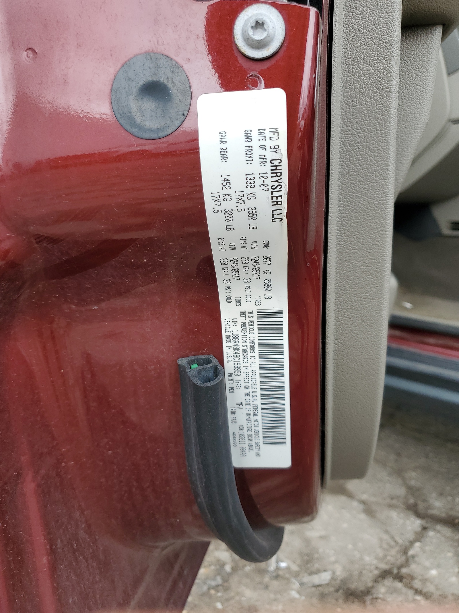 1J8GR48K48C159950 2008 Jeep Grand Cherokee Laredo