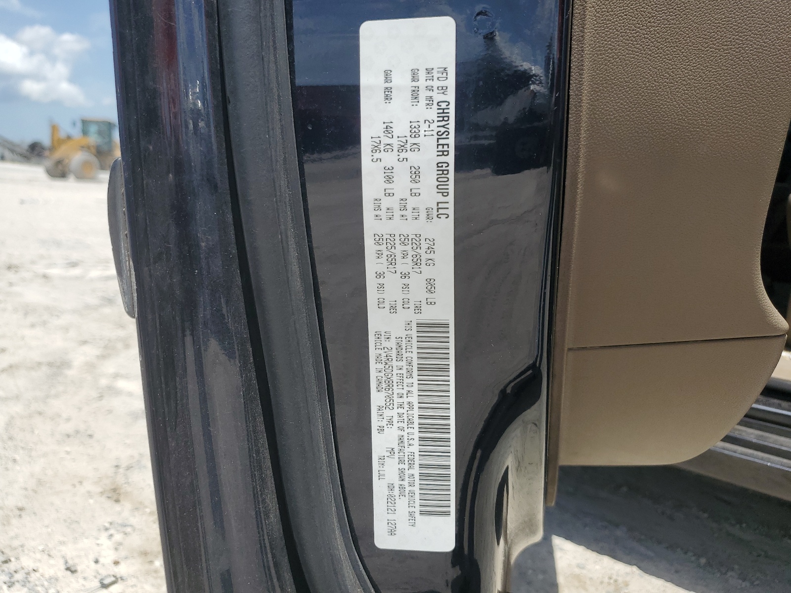 2V4RW5DGXBR670552 2011 Volkswagen Routan Sel