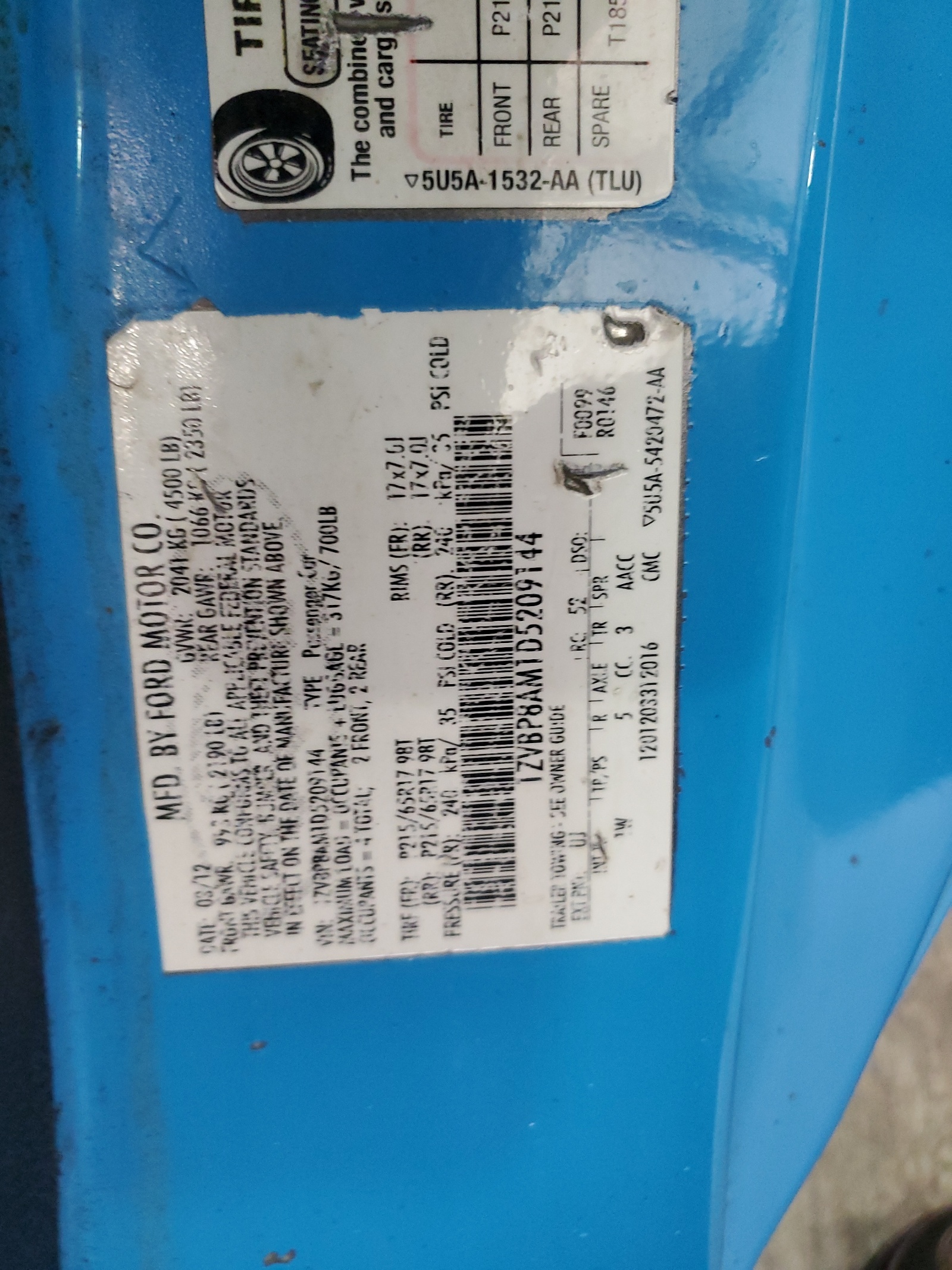 1ZVBP8AM1D5209144 2013 Ford Mustang