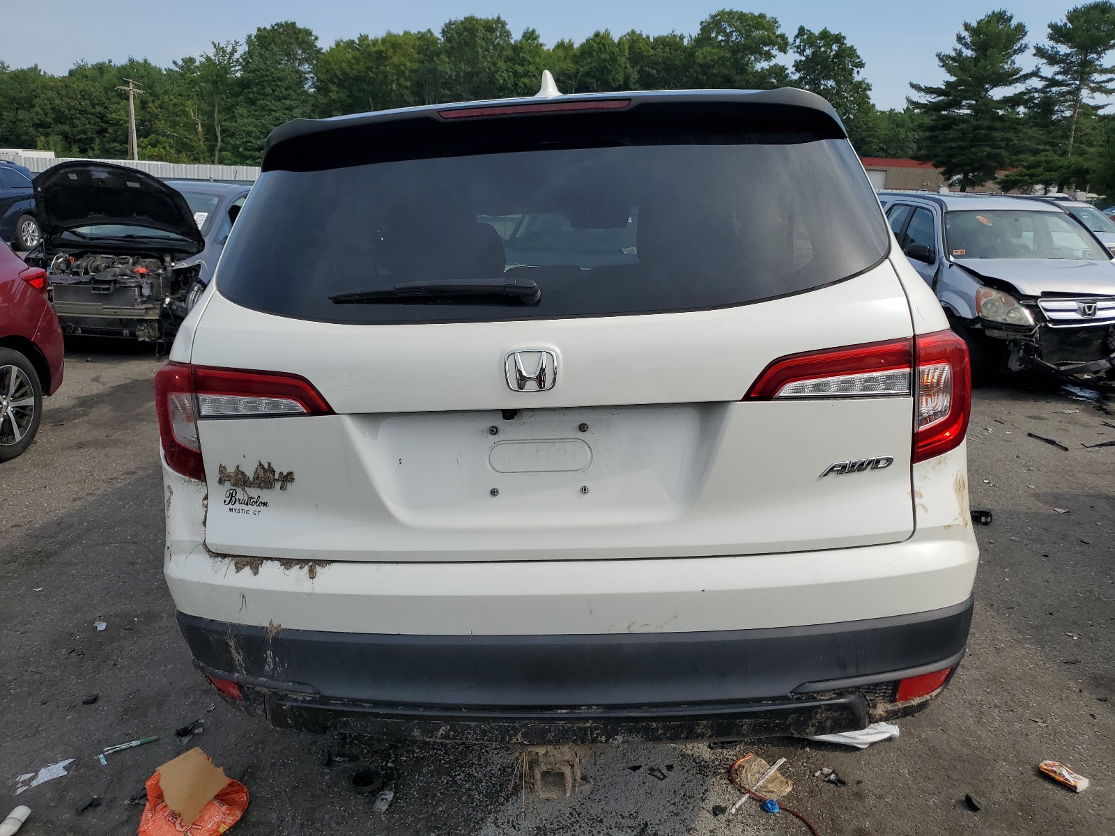 2019 Honda Pilot Lx vin: 5FNYF6H19KB049428