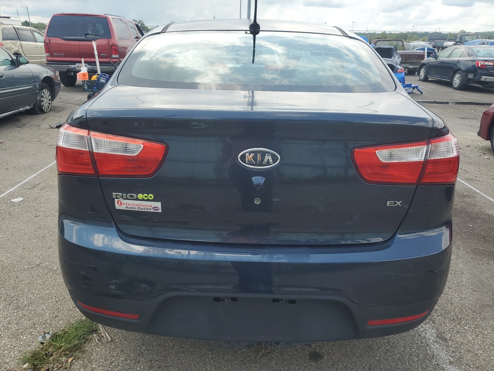 2013 Kia Rio Ex vin: KNADN4A30D6104989