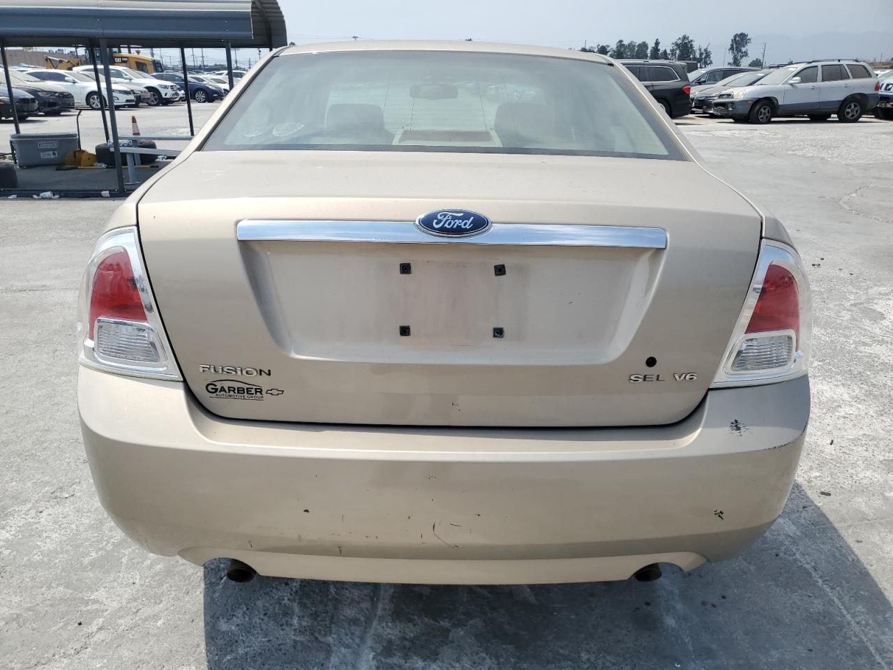 2006 Ford Fusion Sel VIN: 3FAHP08176R101921 Lot: 62055144