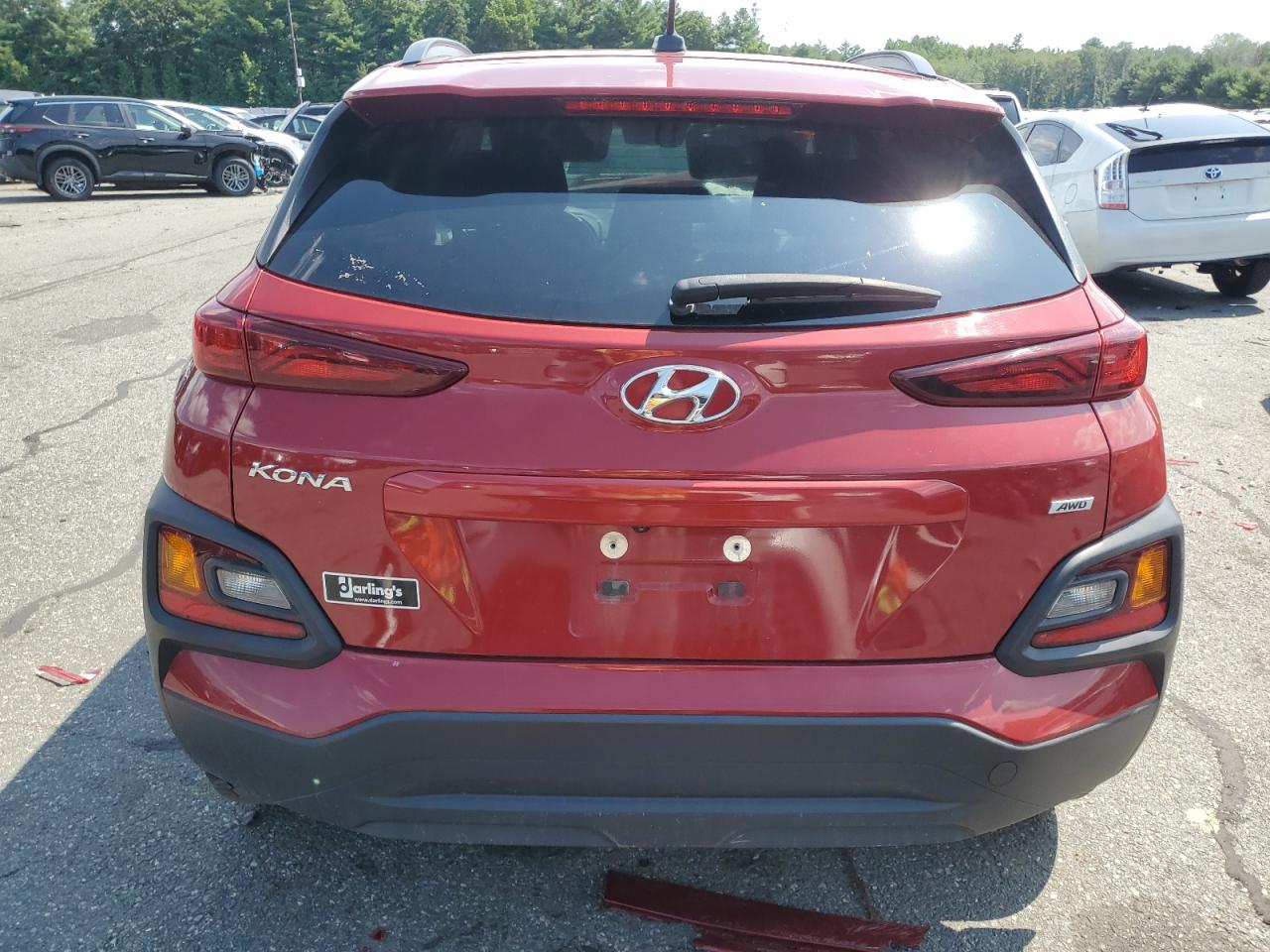 2021 Hyundai Kona Sel VIN: KM8K2CAA4MU617407 Lot: 64485284