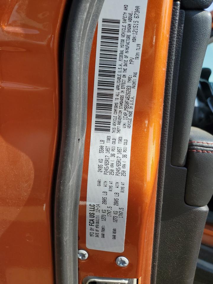 2015 Jeep Cherokee Trailhawk VIN: 1C4PJMBS0FW626283 Lot: 65617984