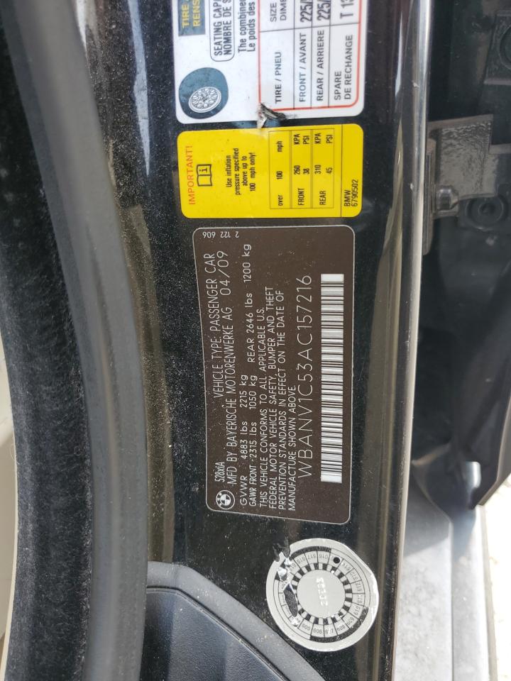 2010 BMW 528 Xi VIN: WBANV1C53AC157216 Lot: 63079624