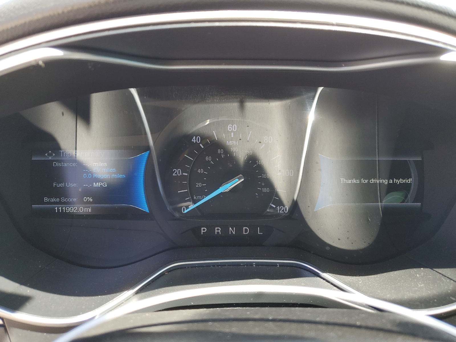 3FA6P0UU5GR343132 2016 Ford Fusion S Hybrid