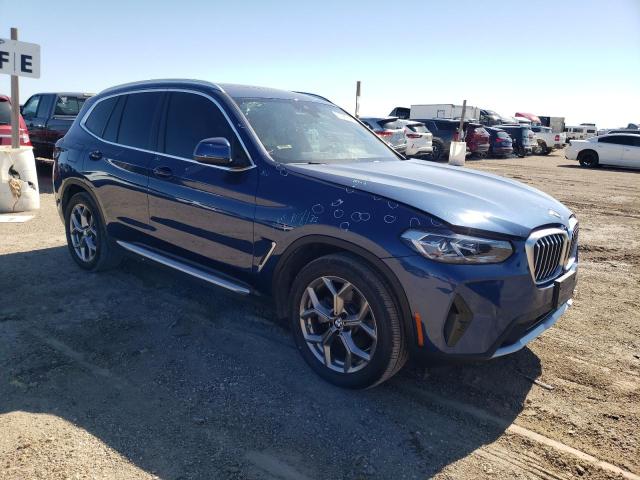  BMW X3 2022 Синий