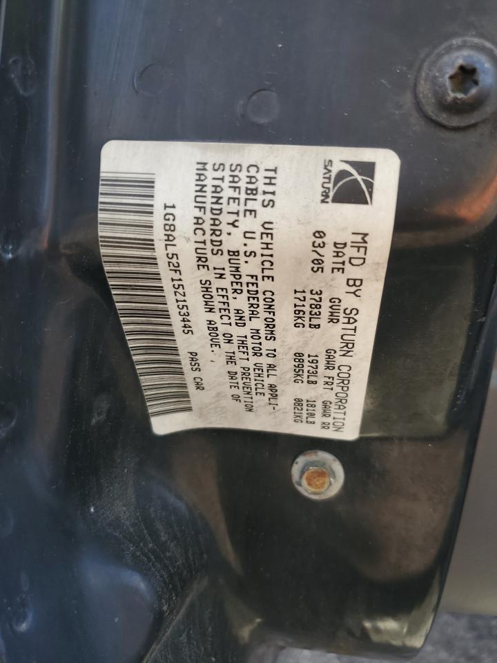 1G8AL52F15Z153445 2005 Saturn Ion Level 3