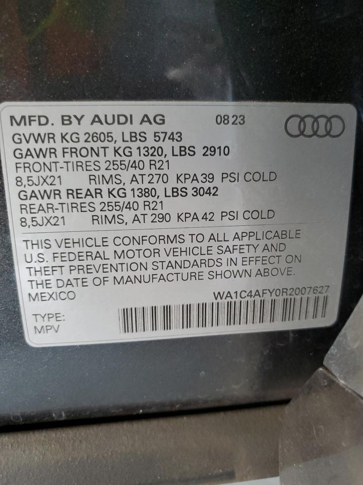 WA1C4AFY0R2007627 2024 Audi Sq5 Prestige