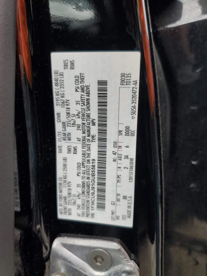 1FMCU9J91GUB55819 2016 Ford Escape Titanium