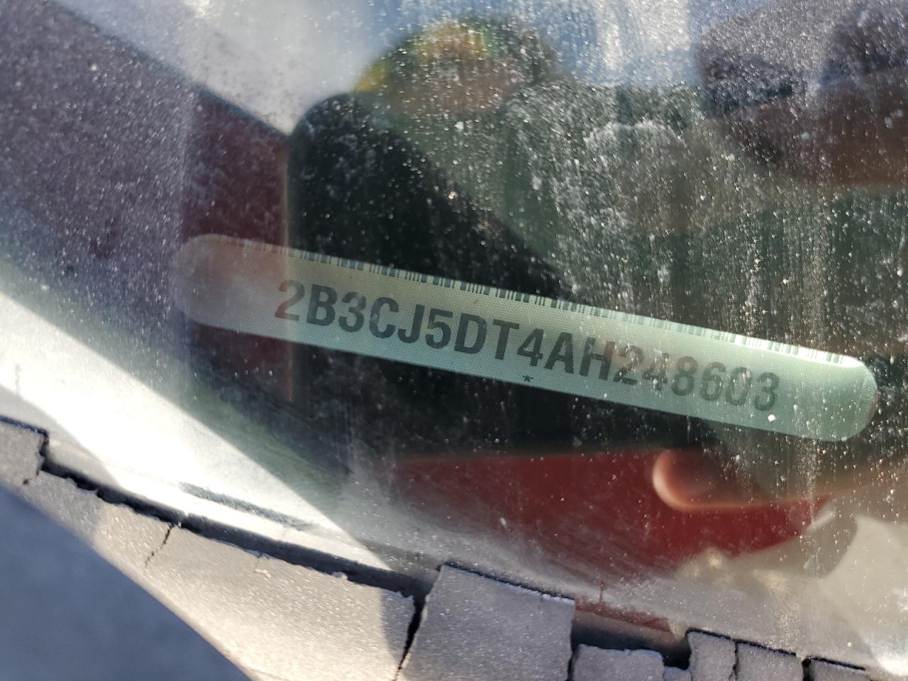 2010 Dodge Challenger R/T VIN: 2B3CJ5DT4AH248603 Lot: 61705944