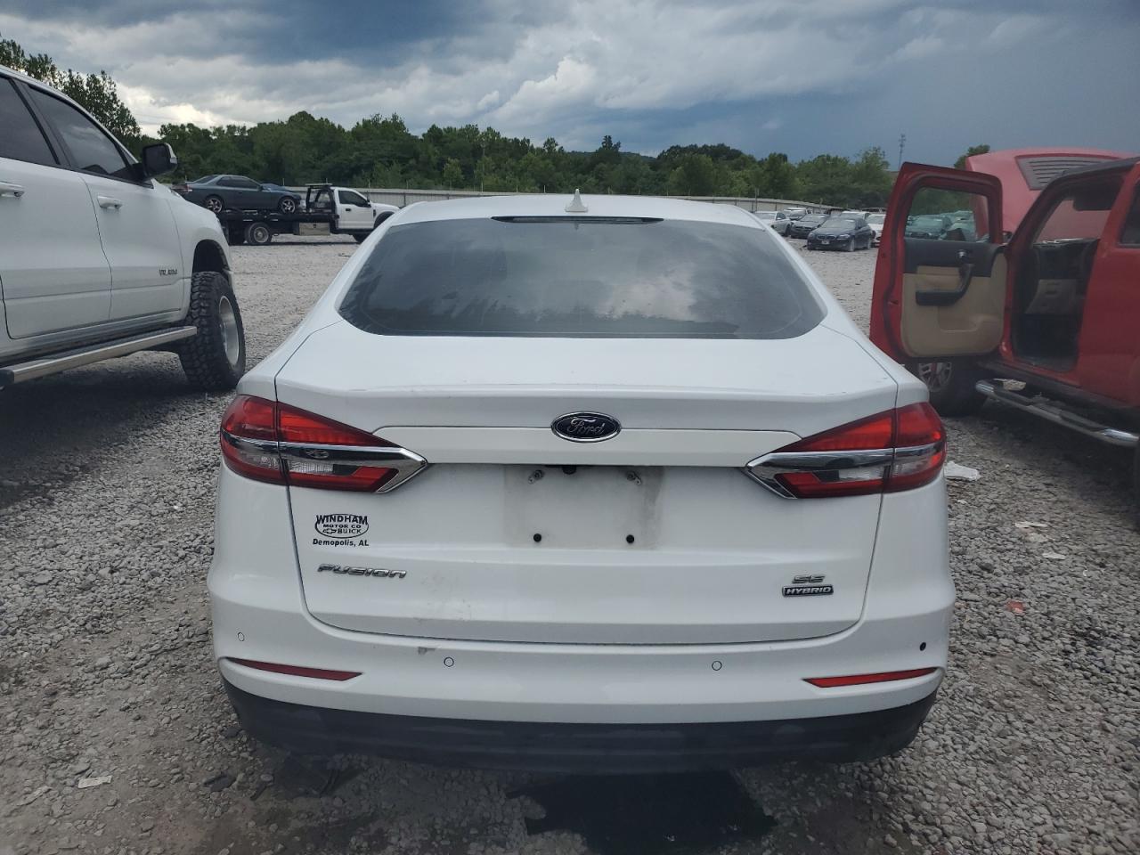 2020 Ford Fusion Se VIN: 3FA6P0LU6LR104278 Lot: 63704164