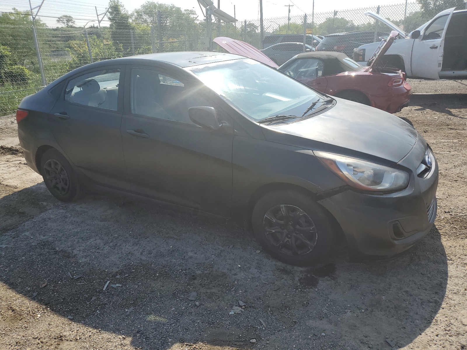 2013 Hyundai Accent Gls vin: KMHCT4AE2DU491073