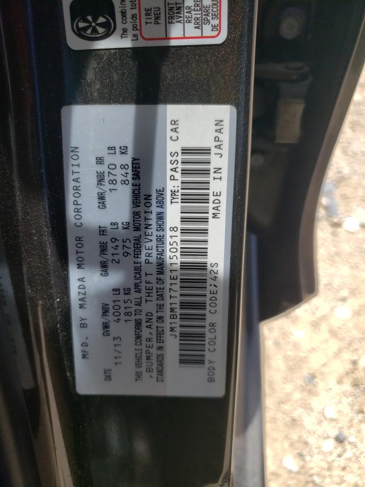 2014 Mazda 3 Sv VIN: JM1BM1T71E1150518 Lot: 63150944