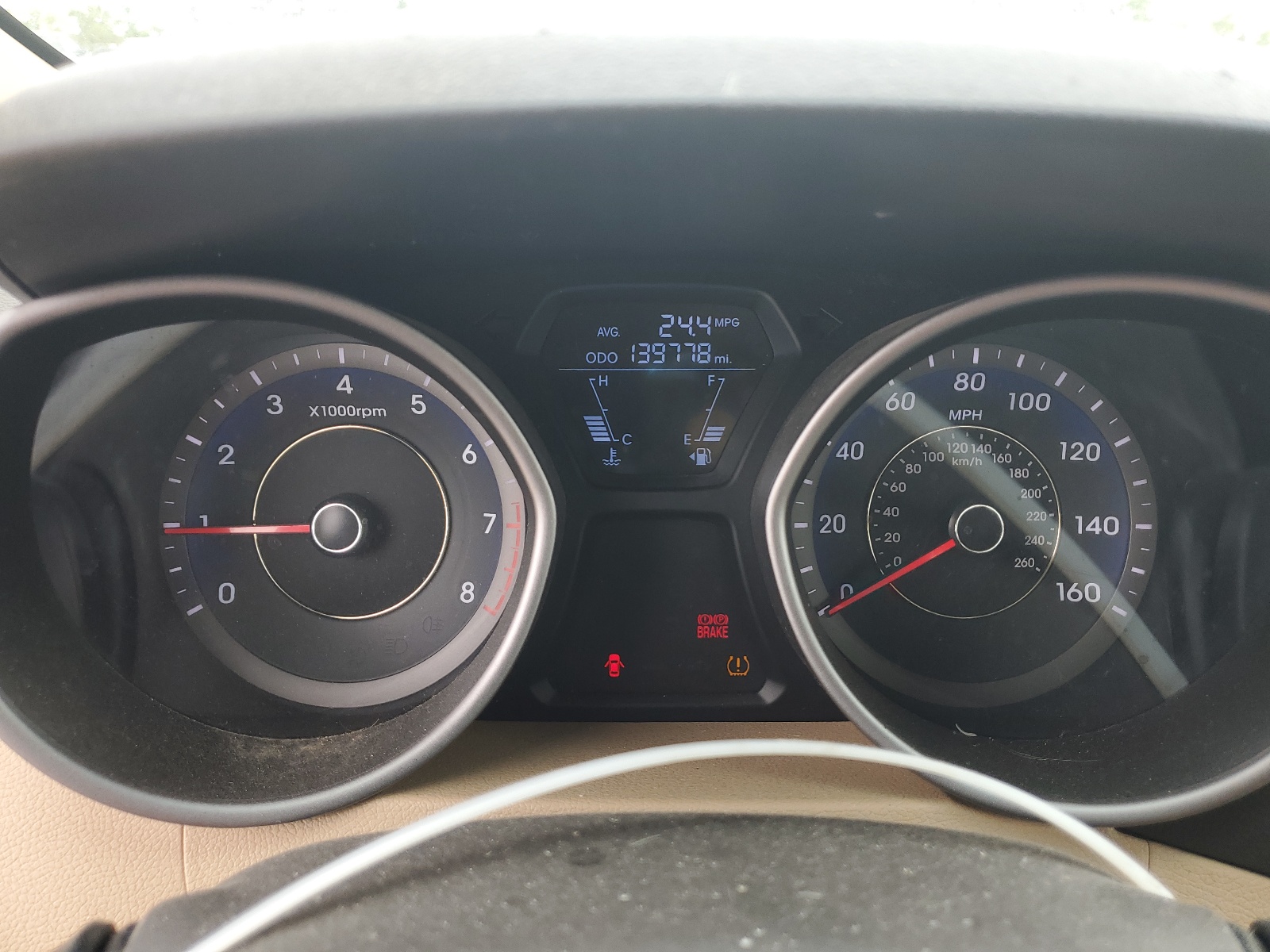 KMHDH4AE6DU764392 2013 Hyundai Elantra Gls