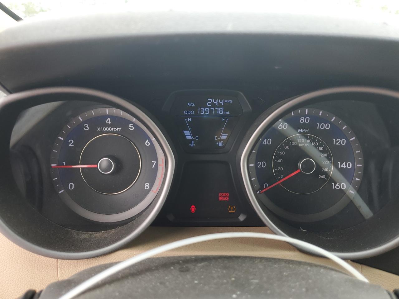 2013 Hyundai Elantra Gls VIN: KMHDH4AE6DU764392 Lot: 65036504