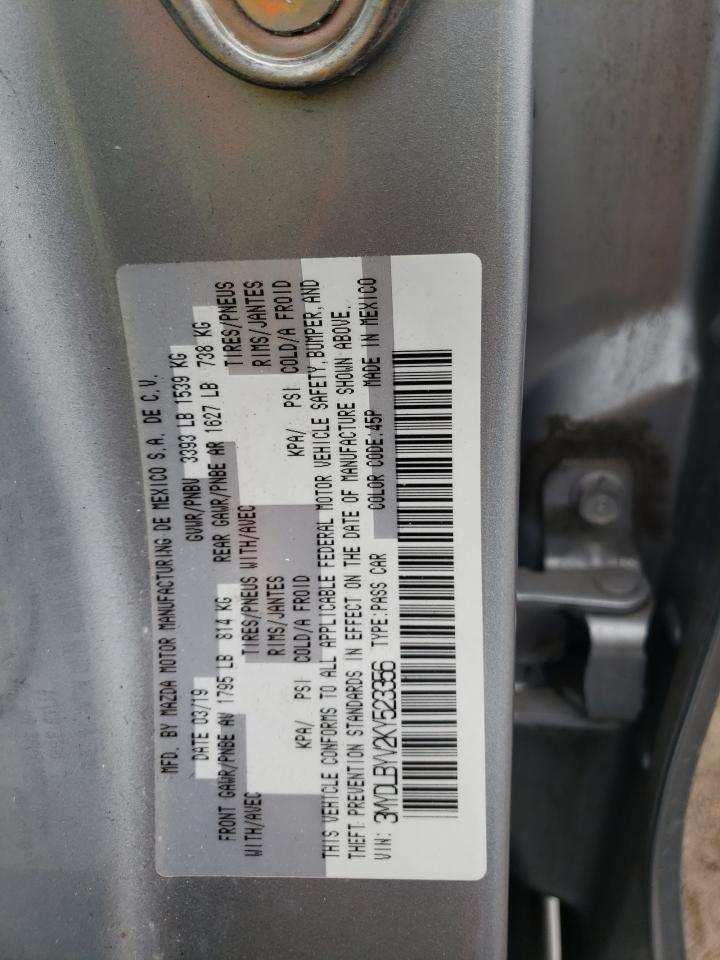 3MYDLBYV2KY523356 2019 Toyota Yaris L