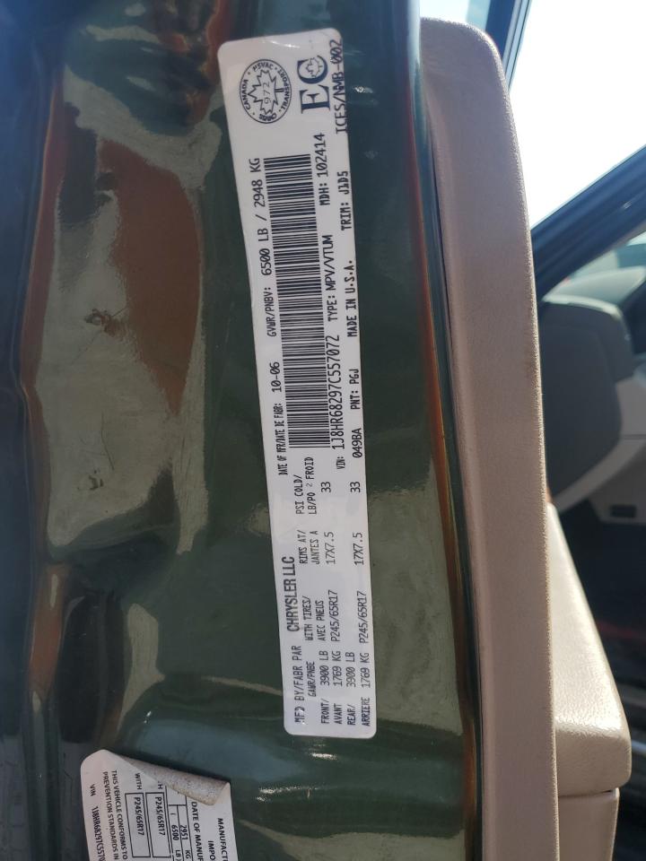 2007 Jeep Grand Cherokee Overland VIN: 1J8HR68297C557072 Lot: 64966424