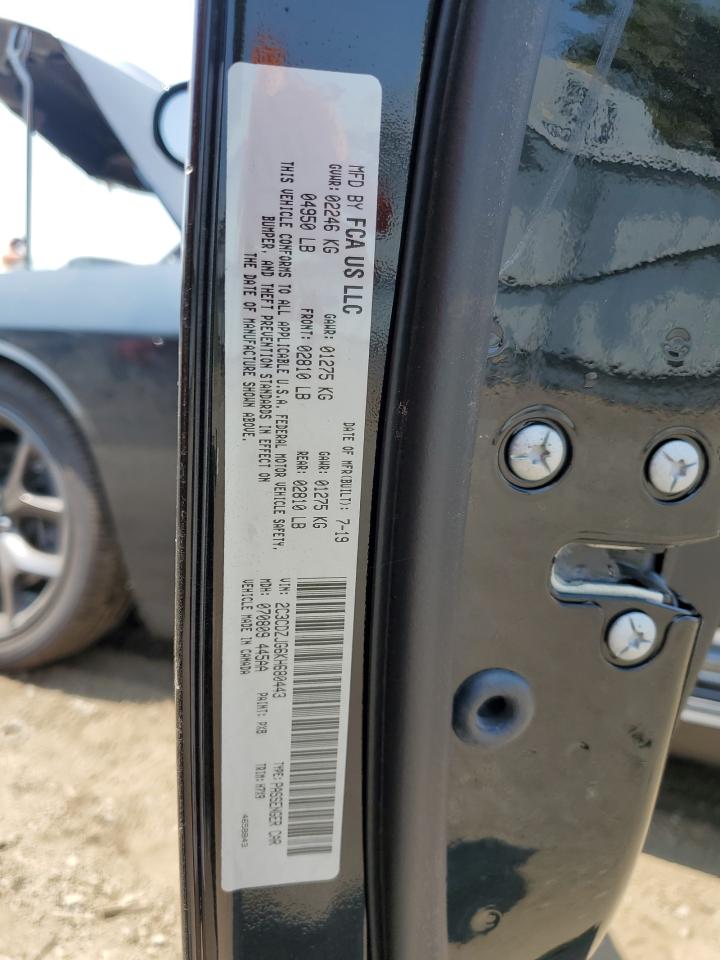 2019 Dodge Challenger Gt VIN: 2C3CDZJG6KH680443 Lot: 63078894